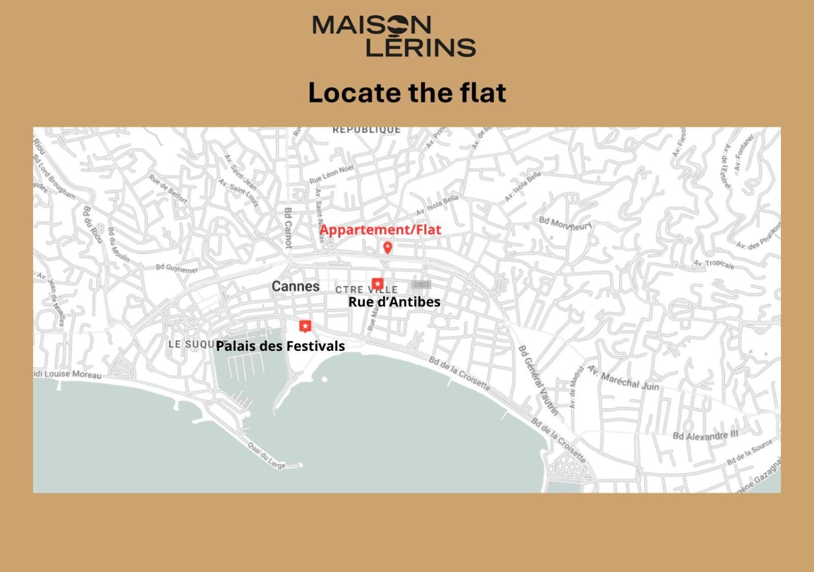 Apartment Magnifique Centre-ville - Palais 5min Cannes